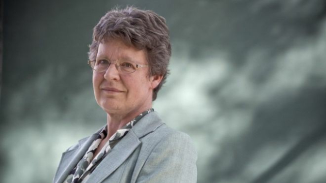 Jocelyn Bell Burnell in the 2010s. She is a white woman with dark grey hair.
