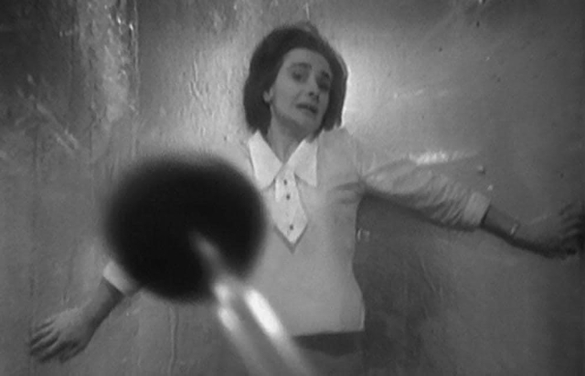 The first appearance of a Dalek as it menaces the 1st Doctor's companion Barbara. 