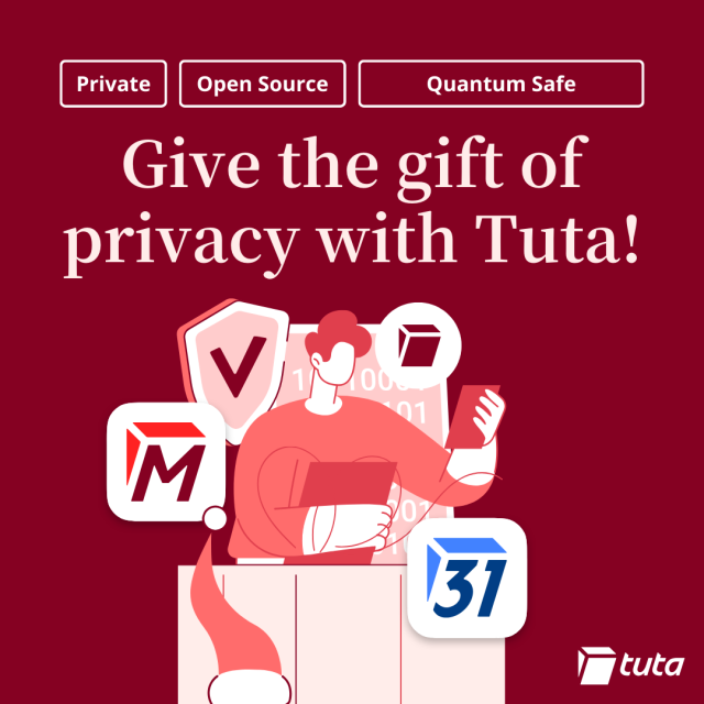 Give the gift of privacy with Tuta! 