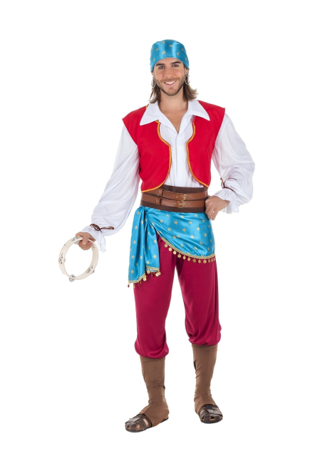 Ridículo disfraz de zíngaro. 🤣