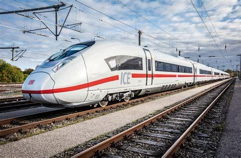 a Deutsche Bahn ICE inter city express looking quietly satisfied with itself.