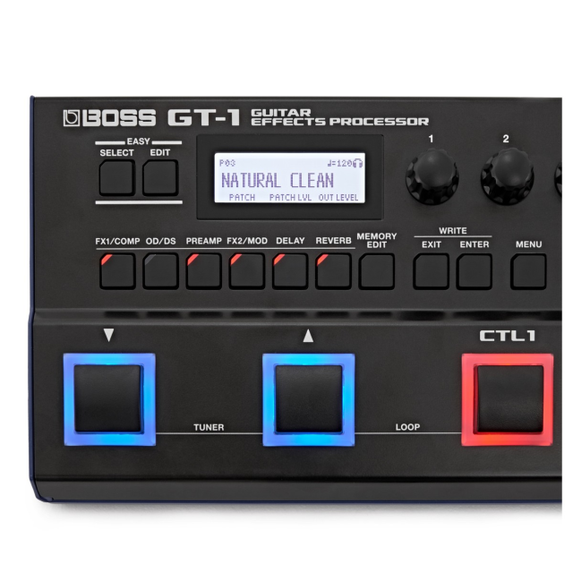 BOSS GT-1 guitar effects processor. Lots of bang for not a lot of bucks.