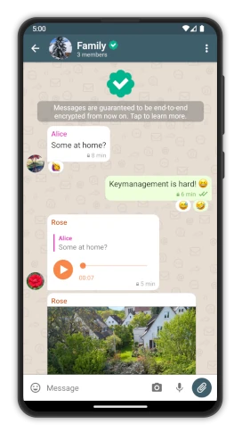 deltachat messenger app which uses only email as transport, no middleman