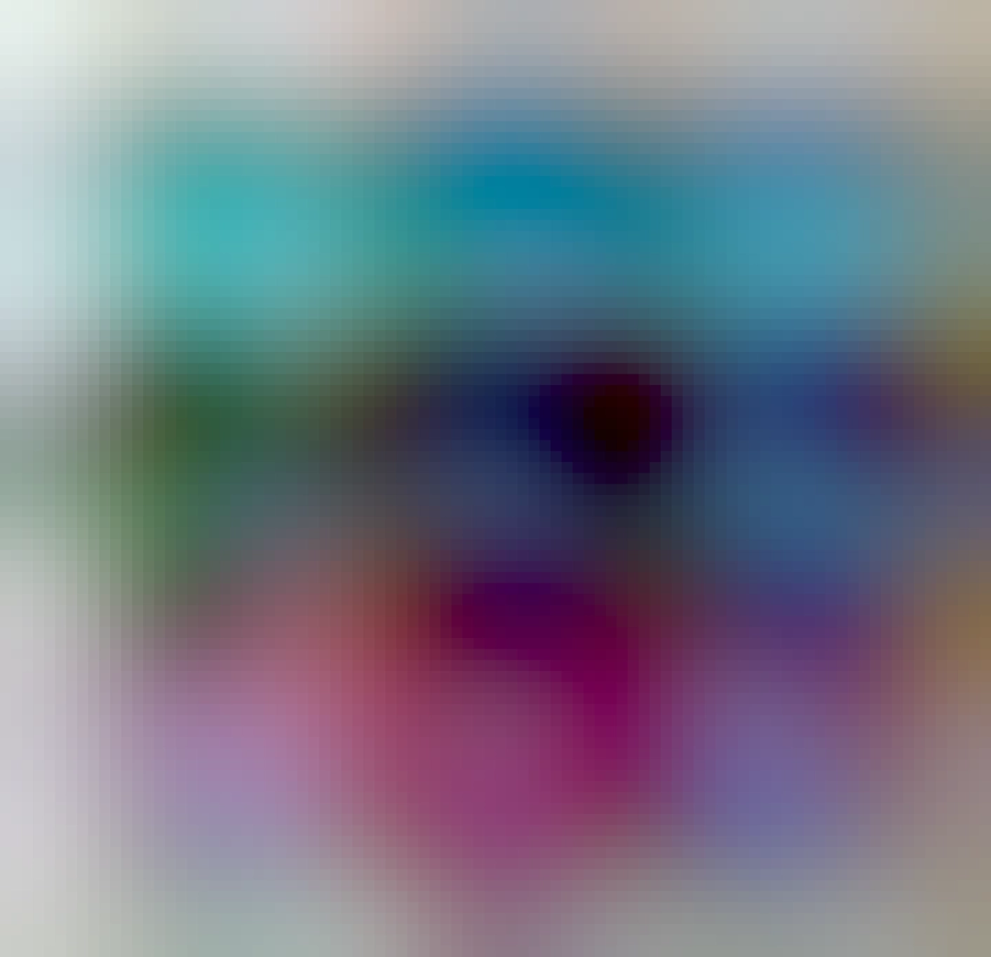 9 colorful D20's (20-sided die often used in D&D)