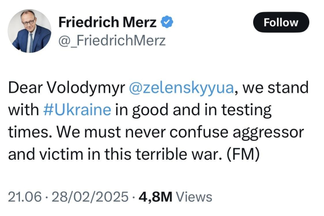 Newly elected chancellor of Germany.