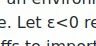 A section of a document, showing the words “Let epsilon < 0”.
