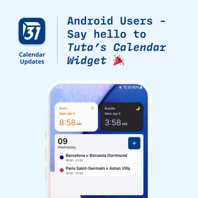Widget preview on Android.