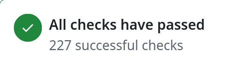 All checks have passed
227 successful checks
