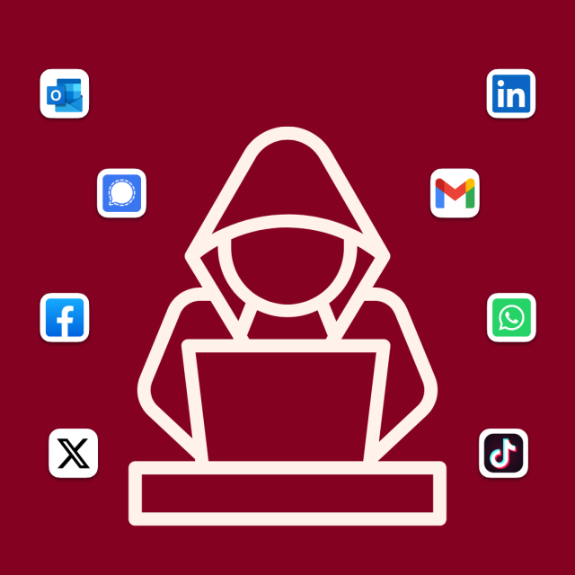 An image of  a hacker trying to hack your accounts