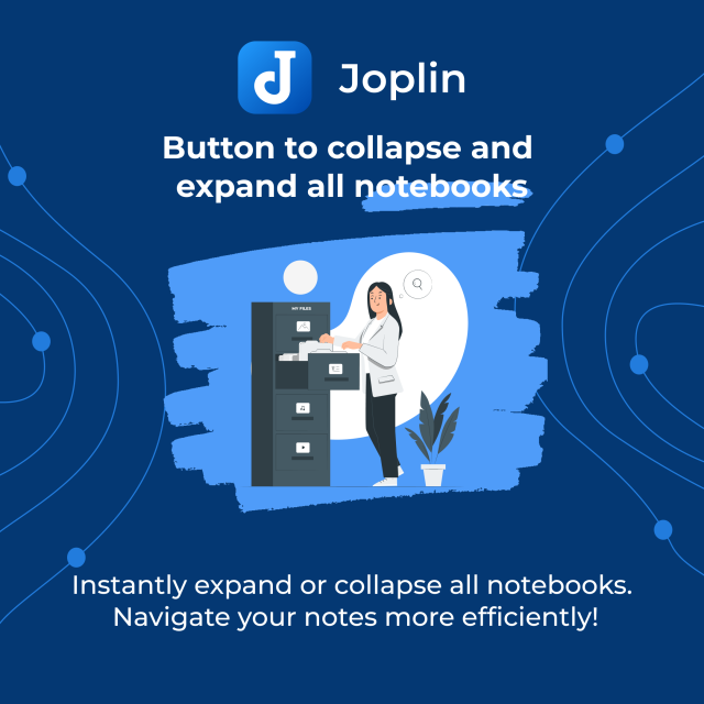 Button to collapse and expand all notebooks
Instantly expand or collapse all notebooks.  Navigate your notes more efficiently!
