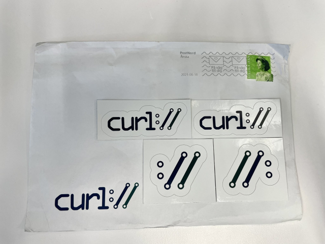 Lovely curl stickers from Daniel