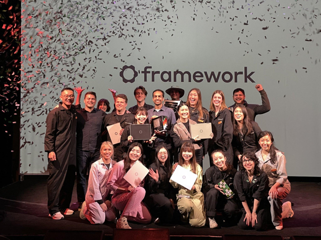 Some of the members of the Framework team
