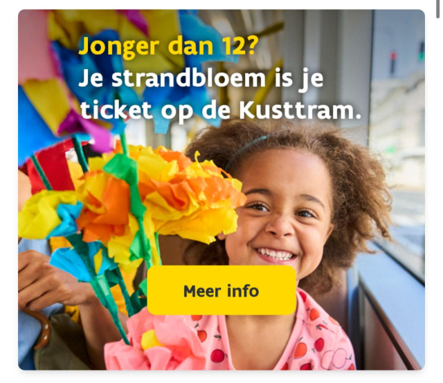 Reclame over strandbloemen