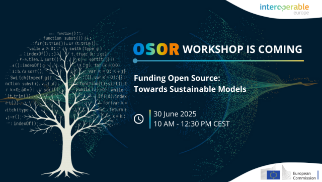 Event visual "OSOR Workshop is coming" 