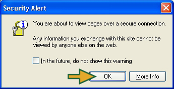 You are about to view pages aver a secure connection.

Any information you exchange with this site cannot be viewed by anyone else on the web.

[_] In the future, do not show this warning