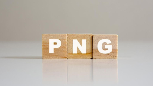 wood blogs with letters "P N G"