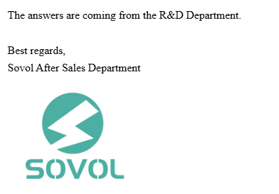Sovol: Odpovědi přichází přímo od R&D týmu.