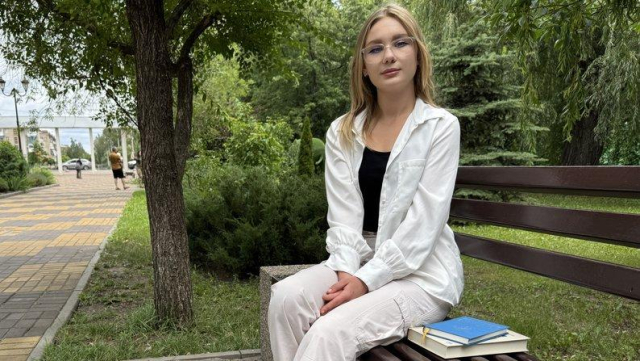 Sofia Avramenko, graduate, Sloviansk, Donetsk region