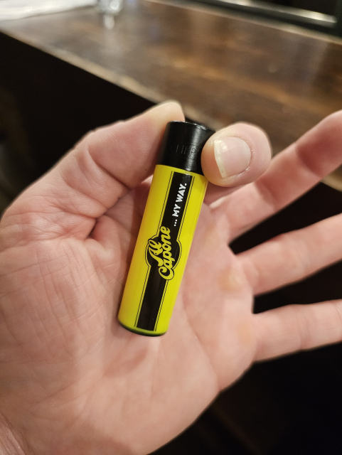 Clipper zapalovač s popisom "Al Capone ...My Way"