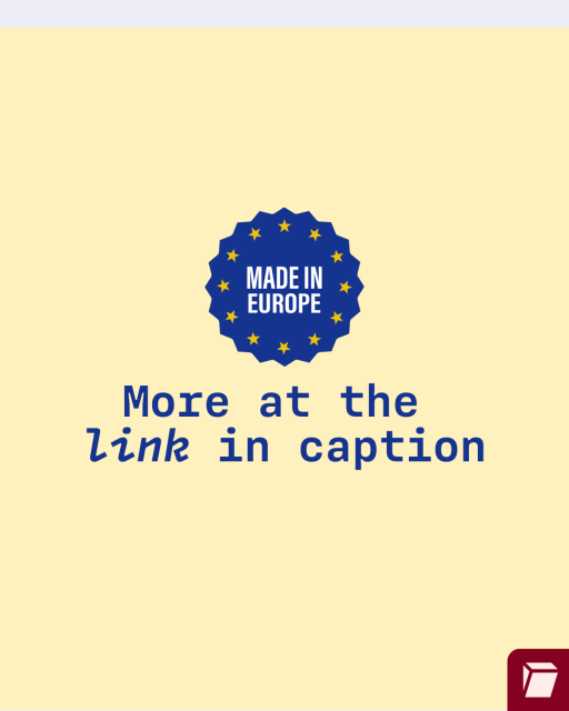 Made in Europe: More at the link in caption. 