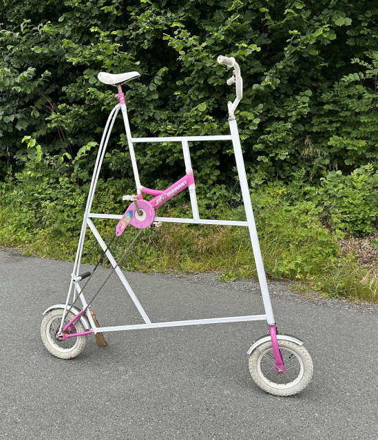 tall bike from the side
