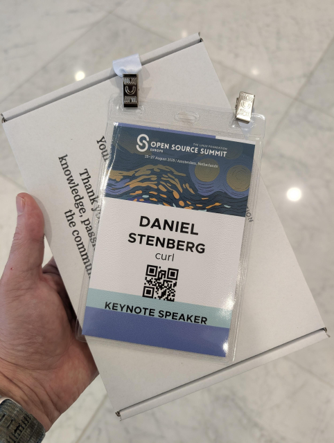 Conference badge 