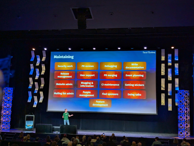 Daniel Steinberg talking about maintaining curl