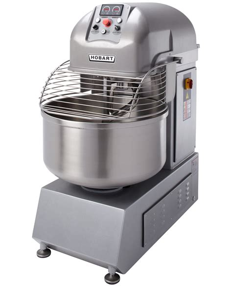 A Hobart spiral mixer.