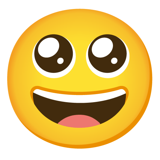 Nálepka z Kuchyně emodži pro emodži 😀 a 🥺