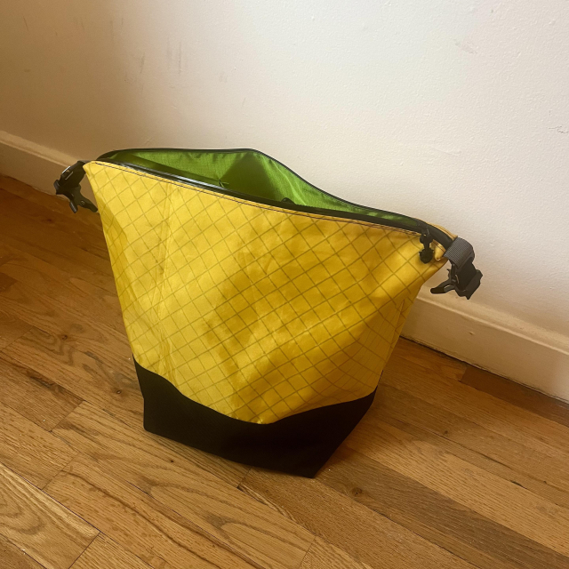 3/4 view of the new bag
