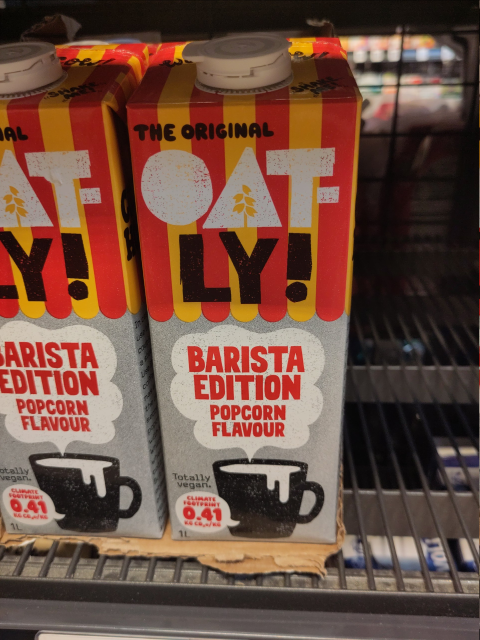 Oatly Barista Edition - Popcorn Flavour