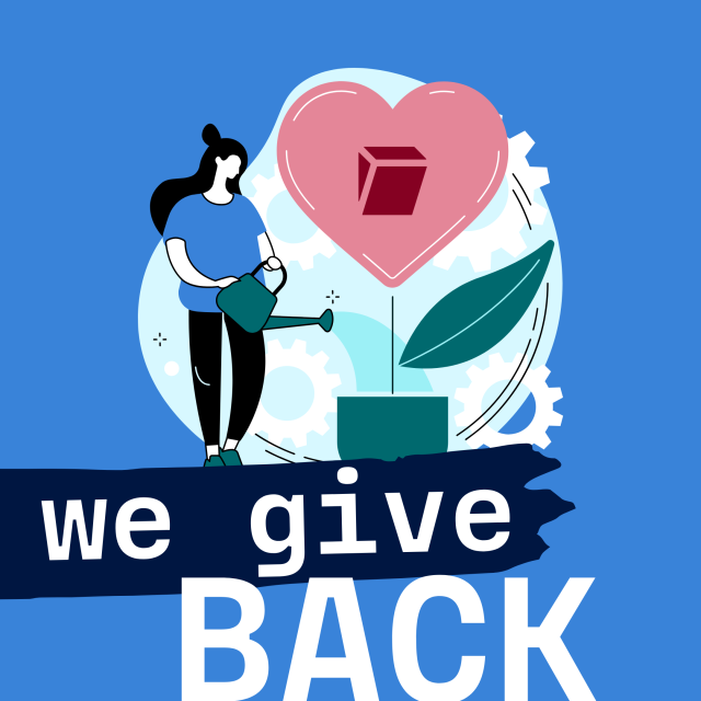 We give back