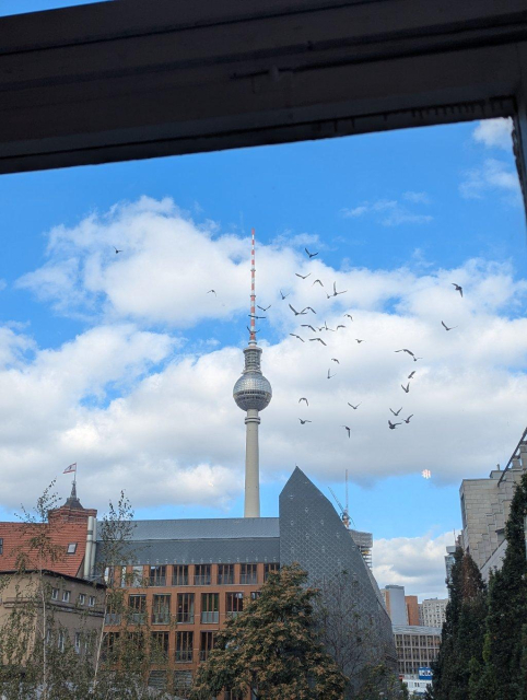 The Berlin TV tower