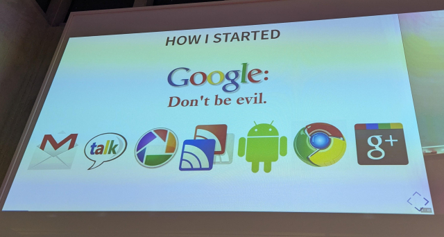 How it started
Google
don't be evil