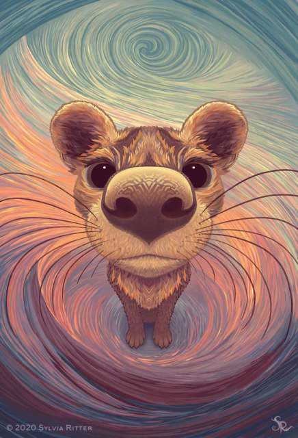 A cute young Fossa looking into the camera. The focus lies on its head and eyes. Invites you to boop its nose. Surrounded by pastel swirls. Inspired b Ubuntu release 20.04 LTS. " title="A cute young Fossa looking into the camera. The focus lies on its head and eyes. Invites you to boop its nose. Surrounded by pastel swirls. Inspired b Ubuntu release 20.04 LTS. https://www.deviantart.com/sylviaritter/art/Focal-Fossa-828503863