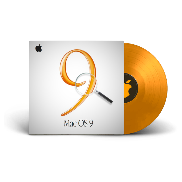 The vinyl release of Mac OS 9.