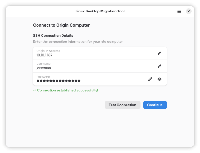 Screen to setup ssh connection