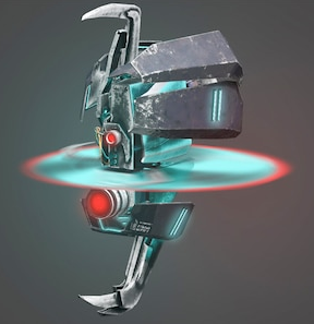 A Half Life 2 "manhack" - a flying drone with a circular saw