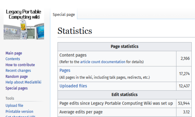 A cropped screenshot of https://lpcwiki.miraheze.org/wiki/Special:Statistics from November 30th, 2025. Of note is the 2,166 content pages as mentioned in this post.