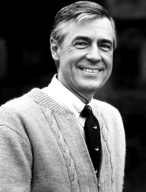 photo of Mr. Rogers. 