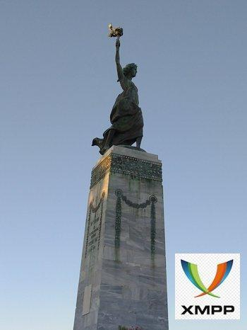 Liberty statue Mytilini Greece