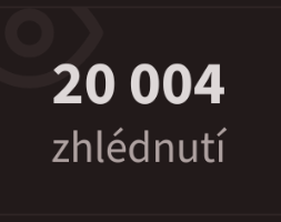 Screenshot, na kterém je 20004 zhlédnutí.