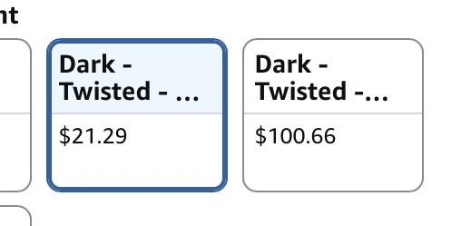 A close-up of an alternate selection of the exact same chopsticks but priced at $100