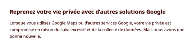 Capture d'écran du titre mal traduit