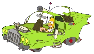 auto navrzene homerem simpsonem