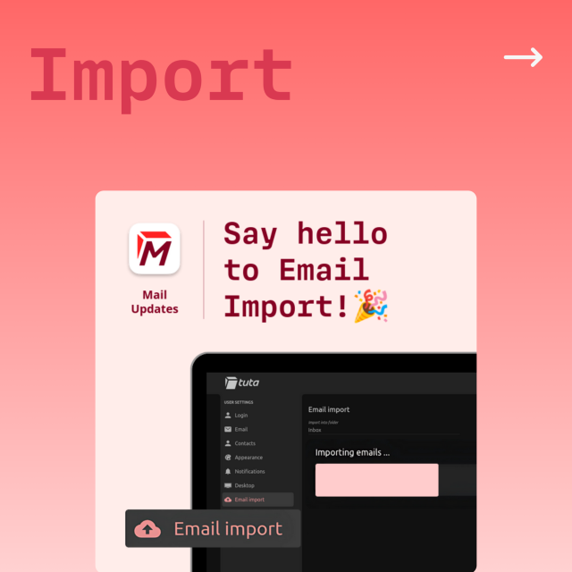 Email import