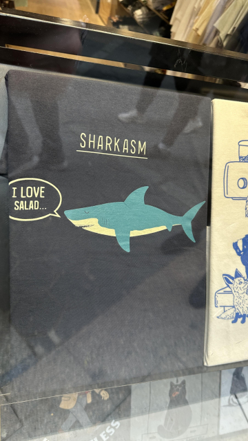 ‘Sharkasm’

Shark: I love salad