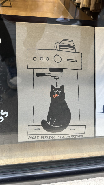 cat under express machine:

More espresso, less depresso