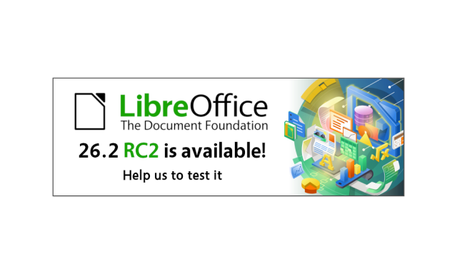 LibreOffice 26.2 RC2 banner