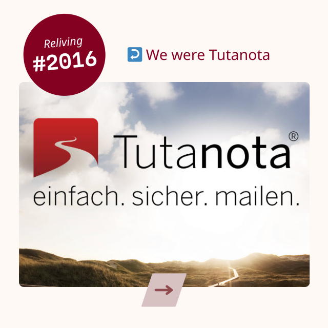 We were still Tutanota - image of Tutanota logo